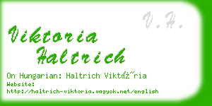 viktoria haltrich business card